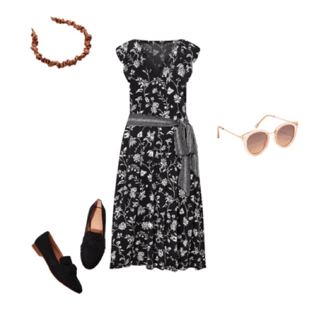 LOFT✨NWTs✨Rainforest Cutout Button Back Midi Dress - Picture 12 of 13